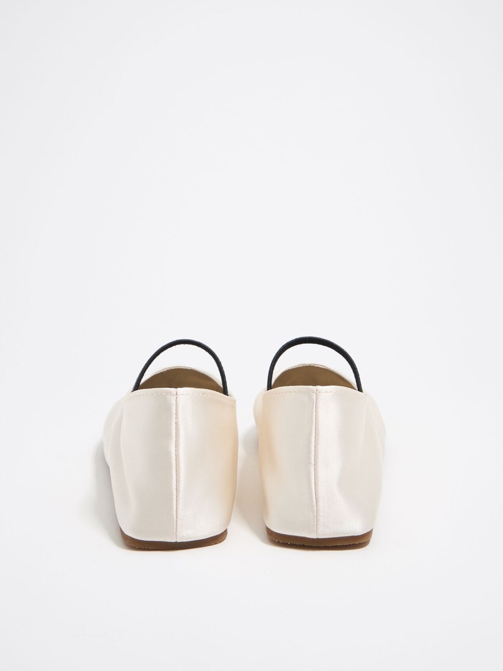 Bimba Y Lola White Satin Ballerina Flat - Picture 5 of 12